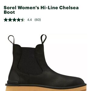 Sorel Women's Hi-Line Black Chelsea Boot